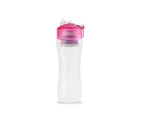 Gourde filtrante ÖKO rose 650 ml pour rendre saine l'eau non potable et ôter virus, pesticides, bactéries, protozoaires, chlore, herbicides, PFAS, plomb, fluor, micro plastiques…