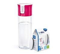 Gourde filtrante Vital rose avec Pack de 3microdisc