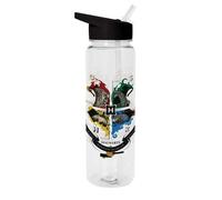 Harry Potter Crest Unisex Water Bottle Multicoloured Plastic Fan Merchandise TV Series