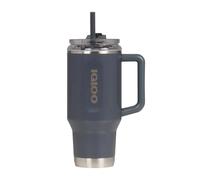 IGLOO TRAVEL MUG 32 gobelet isotherme 900ml inox avec paille - tasse étanche compatible boissons gazeuses, sans BPA - garde les boissons 12h chaudes & 48h froides, idéale en déplacement