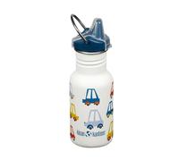 Gourde Inox 355 Ml Bouchon Sippy Cars Blanc TU