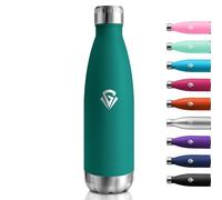 Gourde Inox 750ml, Gourde Isotherme Réutilisable, Gourde Sport sans BPA, Étanche Double Paroi, Bouteille d'eau Acier Inoxydable, Bouteille Isotherme pour École, Sport, Bureau, Gym, Yoga, Camping