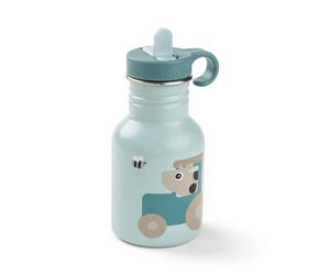 Gourde inox bébé Done by Deer Tiny farm Bleu 350 ml