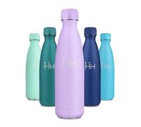 Gourde Inox Enfant 500ml, Gourde Inox Réutilisable, Bouteille d'eau Acier Inoxydable, sans BPA, Étanche Double Paroi, Bouteille Isotherme pour École, Bureau, Randonnée, Ciclismo, Voyage, Camping