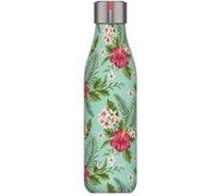 Gourde isotherme 500 ml double paroi acier LES ARTISTES Papetee Time’UP Vert, rose et blanc