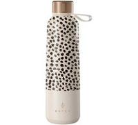 Burga Gourde Isotherme 500ml Design Almond Latte Motif Léopard Beige