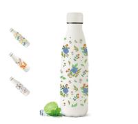 Gourde Isotherme, 500ML Double isolation thermique, Bouteille Isotherme, Acier inoxydable de qualité alimentaire 18/8, Gourde Sport, Sans BPA, Convient pour la Randonnée en Montagne