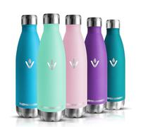 Gourde Isotherme - 500ML - Gourde Inox sans BPA, Réutilisable, Bouteille Isotherme, Processus de revêtement en Poudre, Bouteille pour Running, École, Bureau