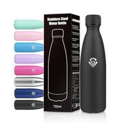 Gourde Isotherme 750 ml, sans BPA, Bouteille Métal Réutilisable, Gourde Sport Double Paroi, Étanche, Bouteille D'eau pour pour Gym, Voyage, Outdoor, Camping