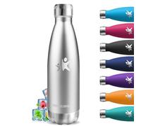 Gourde Isotherme 750 ml, Sans BPA, Sport, 24h Froid & 12h Chaud, Gourde Inox, Anti Fuite, Bouteille Isotherme, Facile à Transporter, Gourde Acier Inoxydable, pour École, Bureau, Voyage
