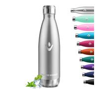 Gourde Isotherme 750ml, Étanche, Gourde Inox Réutilisable sans BPA, Bouteille Isotherme Double Paroi, Gourde Métal pour Bureau, École, Sport, Randonnée, Outdoor, Idéal pour Enfant ou Adulte