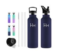 Gourde Isotherme 750ml, Gourde Sport, Sans BPA, Anti Fuite, Pour Outdoor