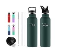 Gourde Isotherme 750ml, Gourde Sport, Sans BPA, Anti Fuite, Pour Outdoor