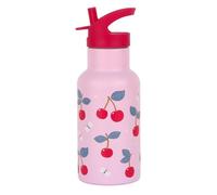 Gourde isotherme - A Little Lovely Company - Cerise - Acier inoxydable - Enfant - Rose