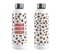 GOURDE ISOTHERME AMOUR PEAU LÉOPARD 50 LANC