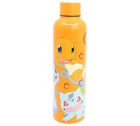 Gourde isotherme anti-renversement Pokémon Team Ready en acier inoxydable 515 ml - Système Smartgrip qui ne se renverse pas, pour le bureau ou l’école, idée cadeau pour les fans de Pokémon