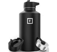 Gourde Isotherme avec Paille - 650/950/1200/1800 ml - Inox Étanche Bouteille d'eau Isotherme à Double Paroi Sans BPA - Sport Gym Voyage Enfant