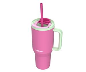 Gourde Isotherme Avec Paille Rio Bubblegum Mint - 95 Cl - Kambukka