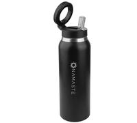 Gourde isotherme avec support téléphone magnétique Onamaste Noir 750 ml