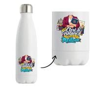 Gourde Isotherme Clerc de Notaire C'est juste la Meilleure Métier | Bouteille Inox Double Paroi 500 ml Froid 24 h Chaud 12 h | Sport Bureau Randonnée Vélo | Cadeau Homme Femme Anniversaire