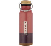 Gourde isotherme corto thermo 700 ml terracotta avec bouchon bambou