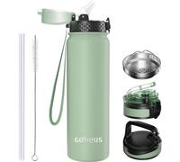 Gourde isotherme en acier inoxydable 1 L, étanche