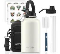Gourde isotherme en acier inoxydable de 64 oz, bouteille thermos sous vide