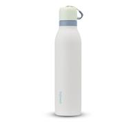 Gourde isotherme en inox avec paille et couvercle, 710 ml - sans BPA, conserve le froids ou la chaleur pendant une longue durée pour le sport et les voyages, Iced Breeze