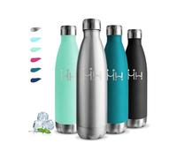 Gourde Isotherme, Gourde 750 ml, Sans BPA, Gourd Inox, 24h Froid & 12h Chaud, Gourd Metal, Anti Fuite, Gourdes Reutilisable, Double Vide, Bouteille d'eau pour École, Bureau, Voyage, Running, Camping