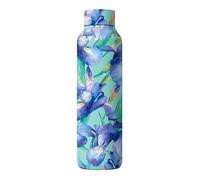 Quokka SOLID BLUE IRISES | TERMO BOUTEILLE EN ACIER INOXYDABLE 850 ML