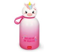 LEGAMI - Bouteille d'eau pour enfants Hot&Cold BFF, Unicorn, double couche en acier inoxydable 18/8 avec fermeture hermétique, garde le chaud pendant 12 h et le froid pendant 24 h, capacité 310 ml