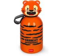 LEGAMI - Bouteille d'eau pour enfants Hot&Cold BFF, Tiger, double couche en acier inoxydable 18/8 avec fermeture hermétique, garde le chaud pendant 12 h et le froid pendant 24 h, capacité 310 ml
