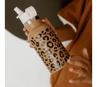 Gourde isotherme léopard marron (350 ml)