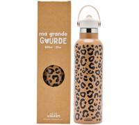Gourde Isotherme Léopard Marron (600 Ml) Marron, Noir TU