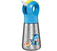 Maped Gourde isotherme PICNIK MINIZ Raton laveur 350 ml Inox étanche – paille et pipette amovibles
