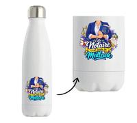 Gourde Isotherme Notaire C'est juste la Meilleure Métier | Bouteille Inox Double Paroi 500 ml Froid 24 h Chaud 12 h | Sport Bureau Randonnée Vélo | Cadeau Homme Femme Anniversaire