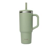 Gourde Isotherme Paille Et Bouchon Étanche Vert Tilleul - 90 Cl - Qwetch