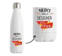 Gourde Isotherme - Planetee - Bouteille Isotherme - Acier Inoxydable - 500 Ml - Design Moderne Multicolore