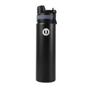 Gourde isotherme pour vélo - 650 ml - En acier inoxydable - Bouilloire anti-fuite pour l'extérieur, le cyclisme, l'équipement de sport - Gobelet d'eau pour la randonnée
