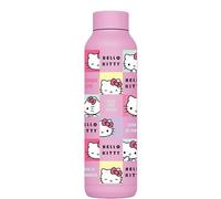 Gourde isotherme Quokka Solid Hello Kitty Blossom Pink en acier inoxydable 630 ml - Double paroi sous vide, 12 h chaud, 18 h froid, large goulot, anti-fuite, idée cadeau