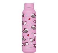 Gourde isotherme Quokka Solid Minecraft Blossom Pink Axolotl en acier inoxydable 630 ml - Double paroi sous vide, 12 h chaud, 18 h froid, large goulot, anti-fuite, idée cadeau