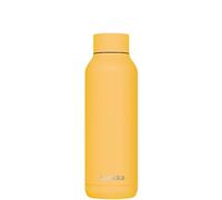Gourde isotherme Quokka Solid Saffron Yellow en acier inoxydable 510 ml - Double paroi sous vide, 12 h chaud, 18 h froid, large goulot, anti-fuite, idée cadeau