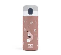 monbento - Gourde Isotherme enfant MB Pop Fox - Renard - 360ml - Chaud/Froid jusqu'à 12h - Petite Gourde Hermétique Enfant Ecole/Parc et/ou pour Adulte à Glisser dans un Sac à Main - Rose