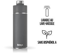 Gourde isotherme Ninja Thirsti 530 ml Gris | DW1801EUUKGY | par SharkNinja