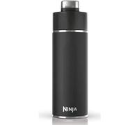 Ninja Thirsti Utilisation quotidienne, Fitness, Randonnée, Sports 700 ml Plastique, Acier inoxydable Noir
