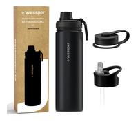 Gourde Isotherme Wessper ActiveMax Steeline - 700ml - Noir