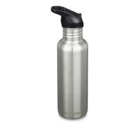 Gourde KLEAN KANTEEN Classic flip sport cap, 800ml/27oz (Brushed stainless/black cap) TU