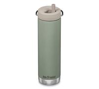 Gourde KLEAN KANTEEN TKWide 592ml/20oz twist cap (Sea spray/Taupe cap) TU