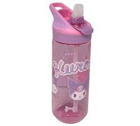 Gourde Kuromi Sanrio 620 ml en Tritan Bouteille pop-up avec bec verseur à clipser sans BPA pour enfants, école, sport et loisirs