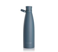Gourde LARS NYSØM en acier inoxydable | Gourde isotherme sans BPA | Gourde étanche pour le sport, le vélo, les chiens, les bébés et les enfants – 1 000 ml – Blue Stone